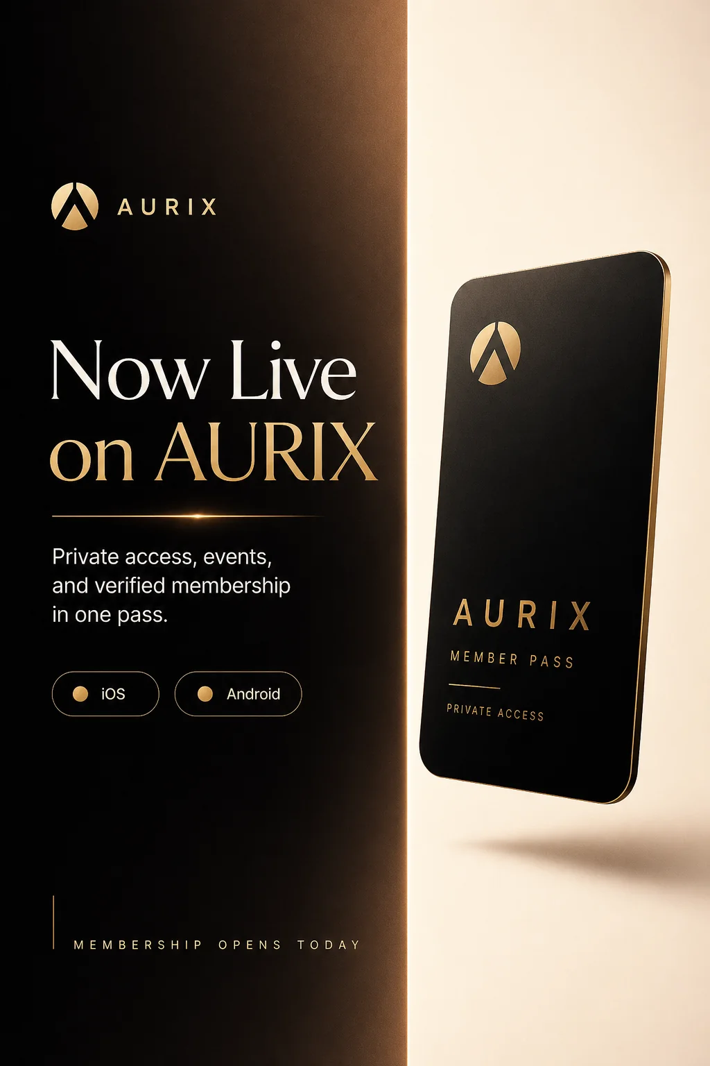 AURIX 上线发布海报