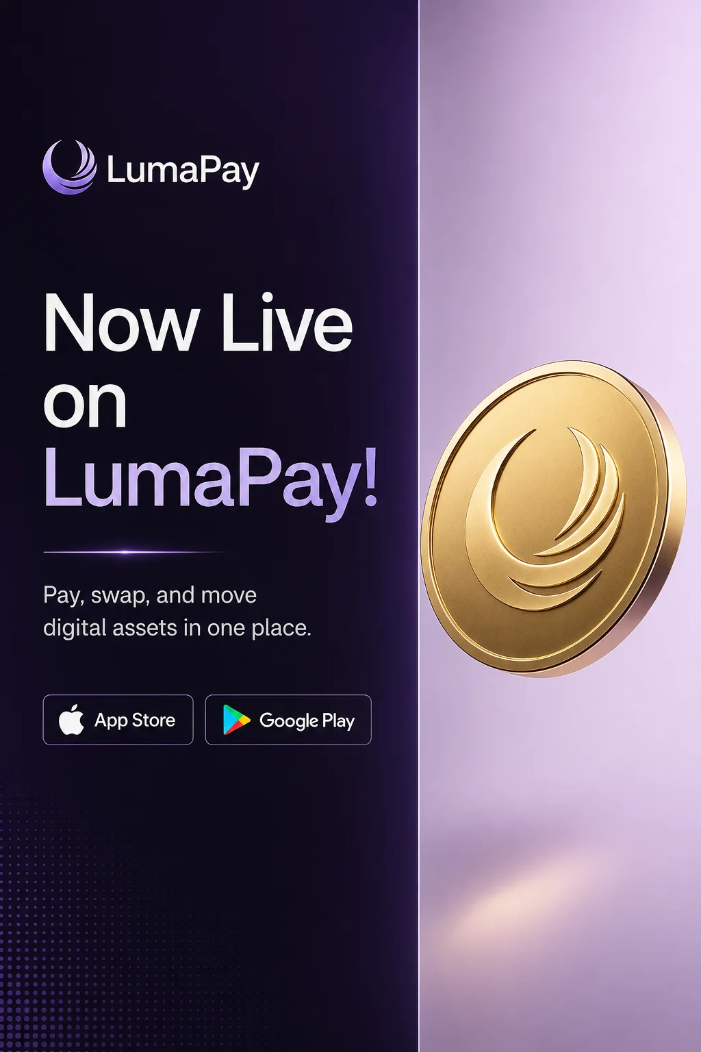 LumaPay 上线发布海报