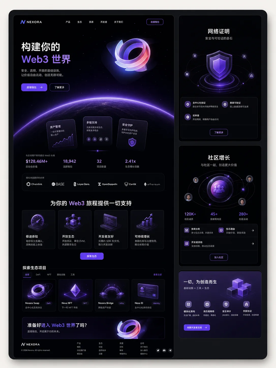 Web3 官网信息结构设计