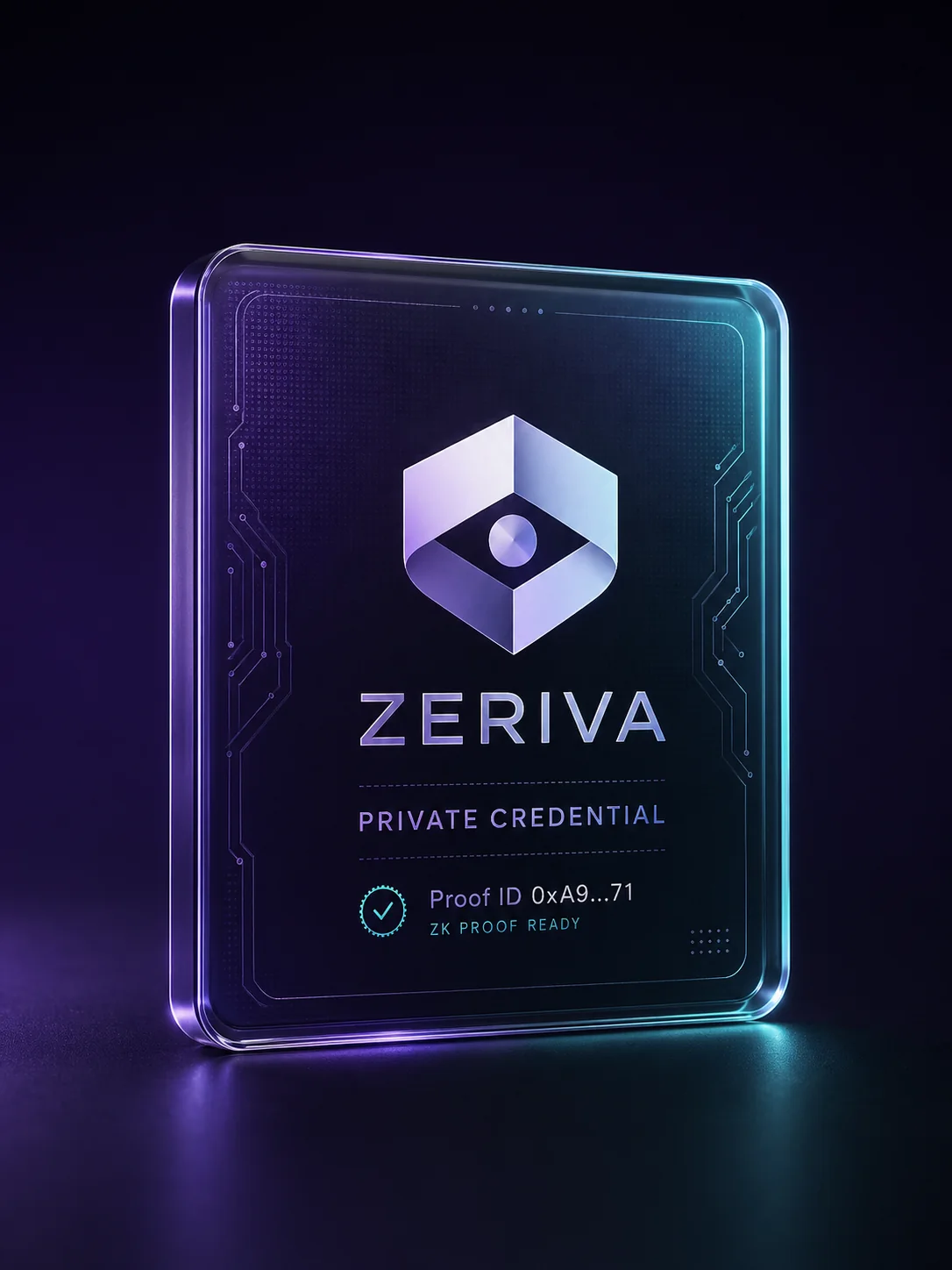 ZERIVA 链上凭证卡视觉